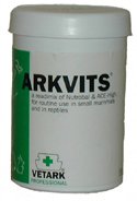 Chinchilla Supplementation - Arkvits is a great addition to a chinchilla's diet and can be sprinkled on to pellets daily.