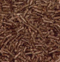 Chinchilla Nutrition (Food and Diet) - Pellets made for chinchillas are very dark brown in colour. Lighter shades of pellets are generally for other animal species or are made of insufficient quality and should not be offered.  Chinchilla Nutrition (Food and Diet) - Pellets made for chinchillas are very dark brown in colour. Lighter shades of pellets are generally for other animal species or are made of insufficient quality and should not be offered.